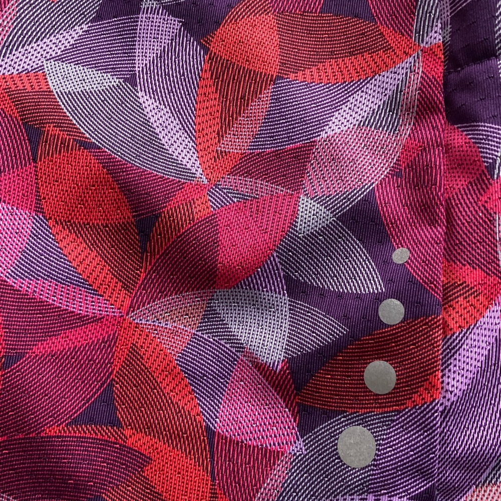 L.L. Bean Red and Purple Geometric Skort - Picture 3 of 6